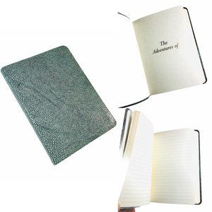 New Aeon shagreen Embossed leather Travel Journal